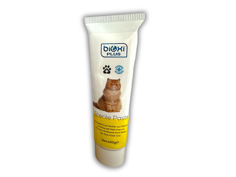 Kısırlaştırılmış Kediler İçin Vitamin ve Mineralli Malt Macunu